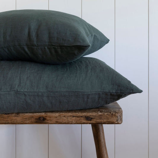 Natural European Linen Pillowcase - Alpine