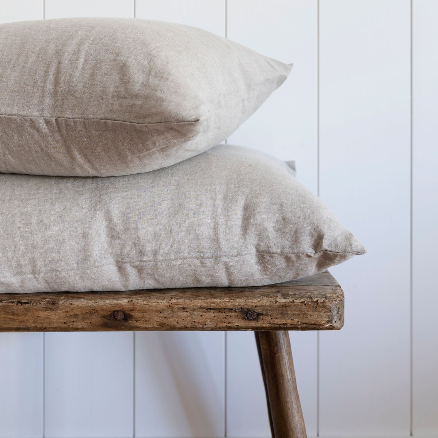 Natural European Linen Duvet Cover - Melange