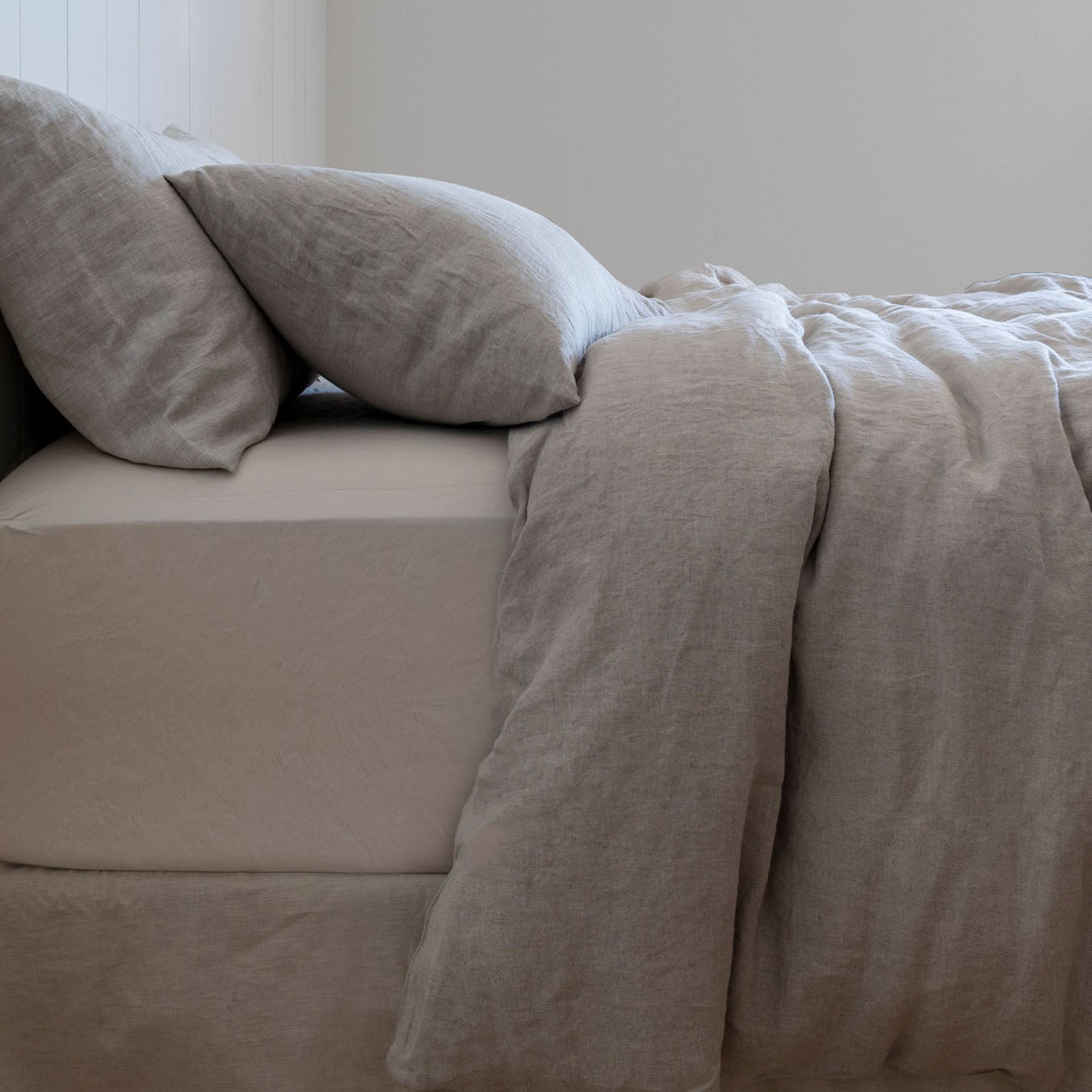 Natural European Linen Pillowcase - Canvas
