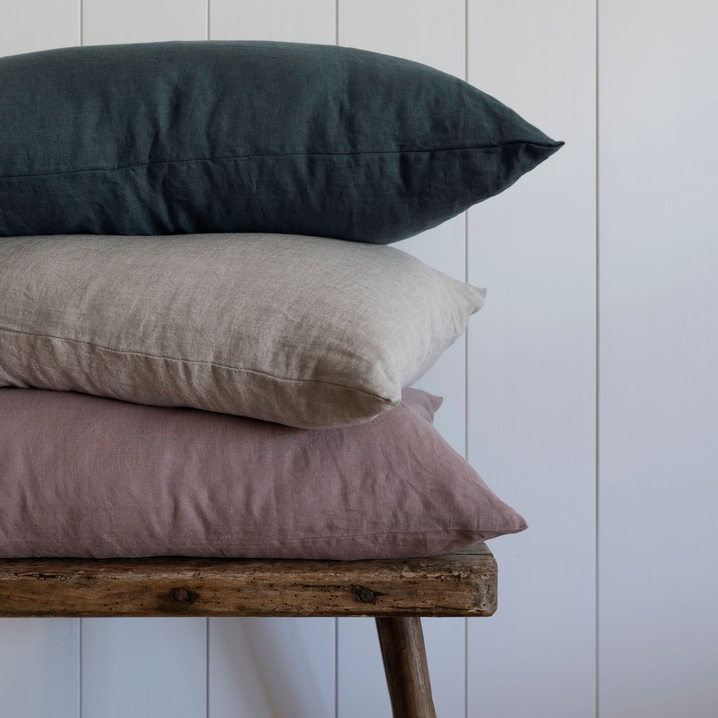 Natural European Linen Pillowcase - Alpine