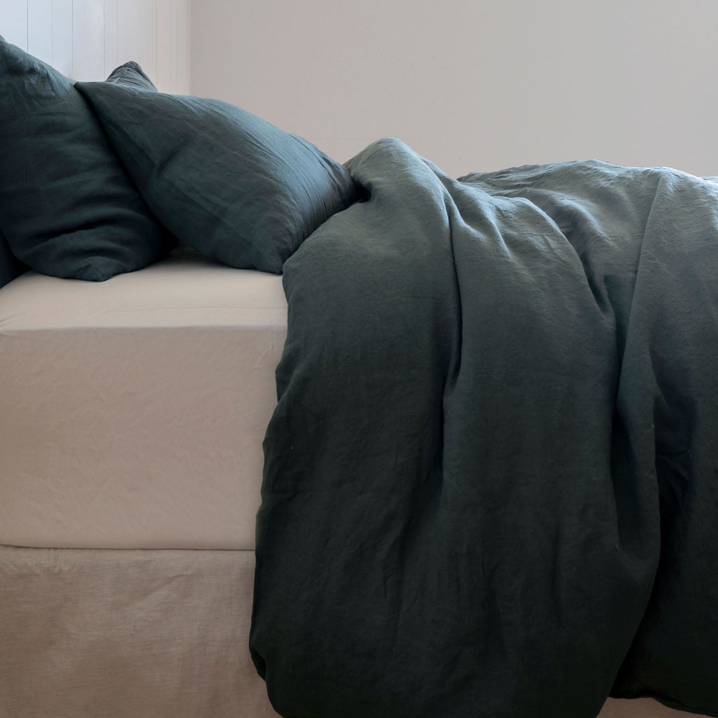 Natural European Linen Pillowcase - Alpine