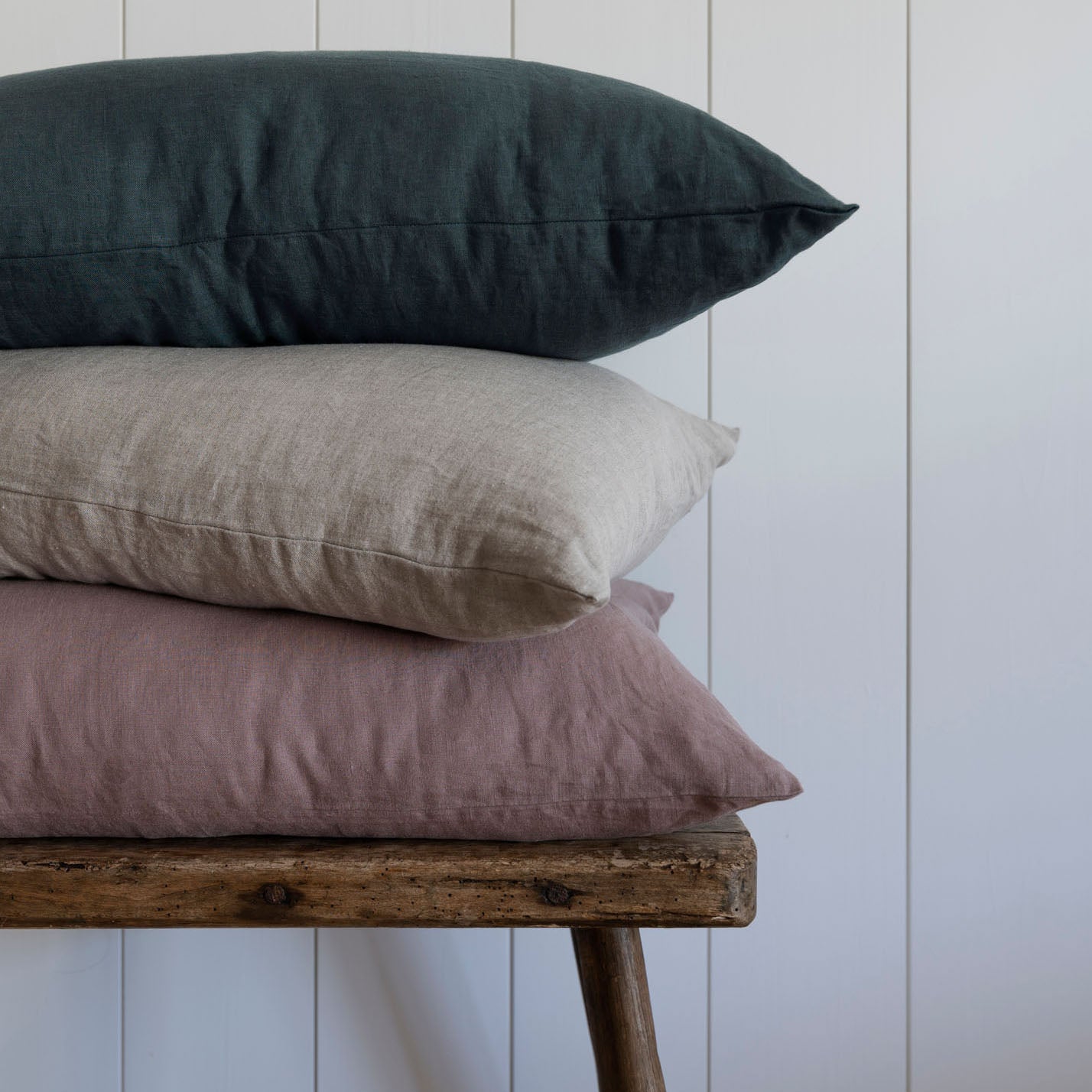 Natural European Linen Pillowcase - Canvas