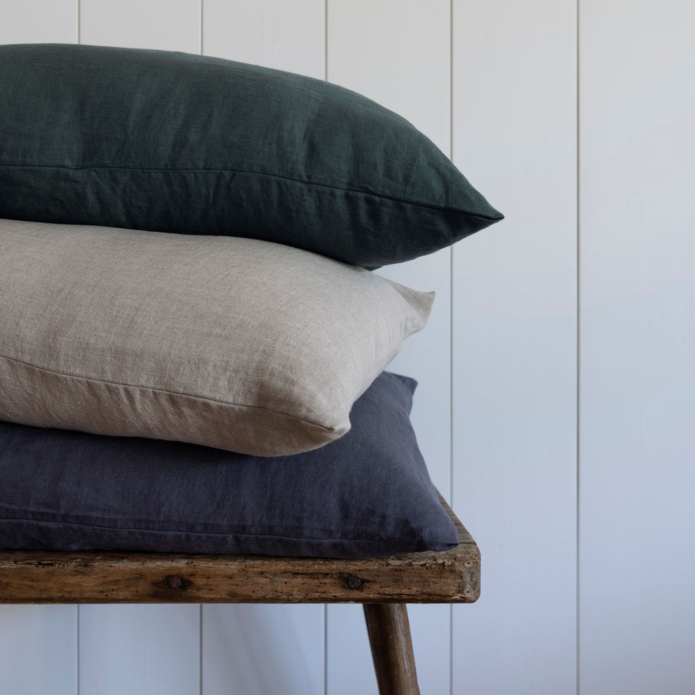 Natural European Linen Pillowcase - Alpine