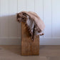 Double Sided Fringe Throw Blanket - Acorn