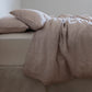 Natural European Linen Duvet Cover - Truffle