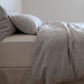 Natural European Linen Pillowcase - Melange