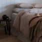 Natural European Linen Duvet Cover - Truffle