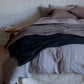 Natural European Linen Duvet Cover - Stone