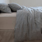 Natural European Linen Duvet Cover - Stripe [Made to Order Color]