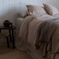 Natural European Linen Duvet Cover - Truffle